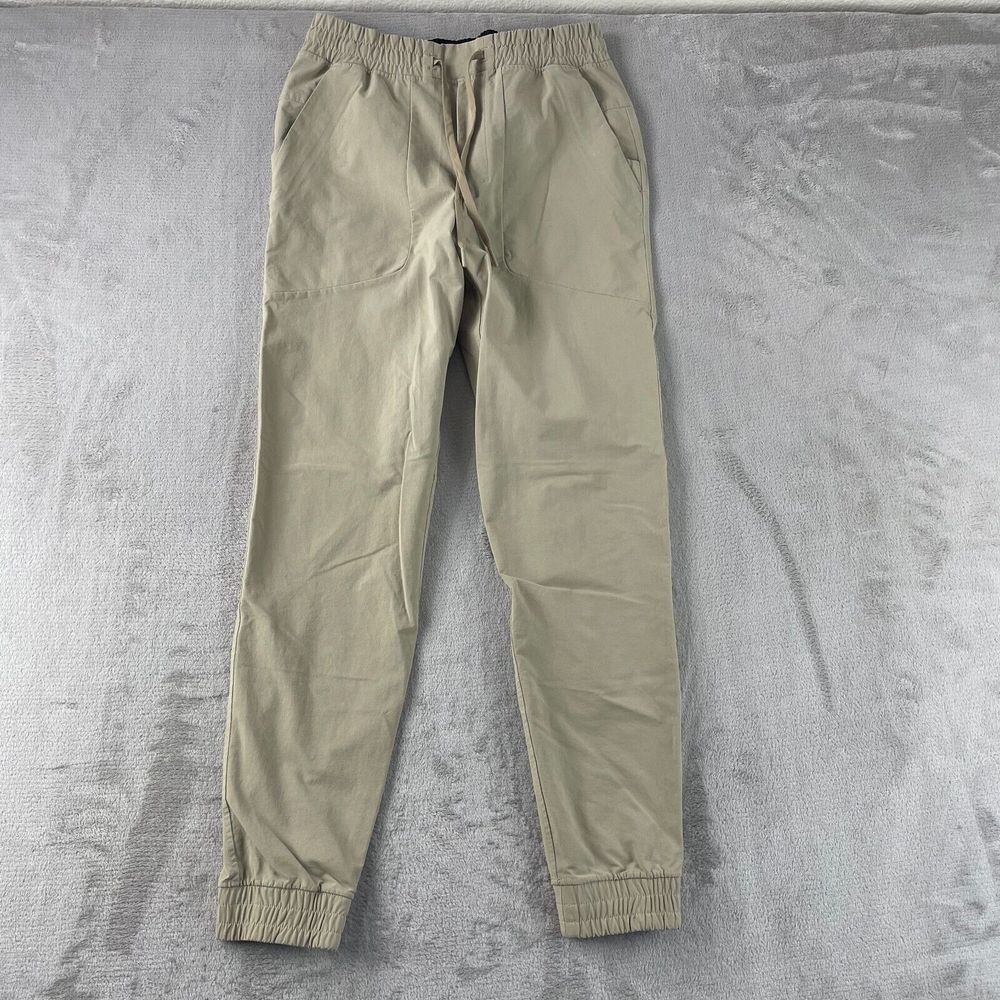 Lululemon‎ ABC Joggers Men Small Tofino Sand Canvas Pull-On Drawstring Pockets